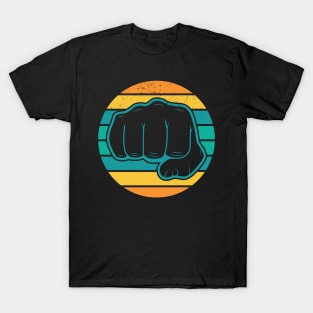 Retro Fist Vintage Graphics T-Shirt